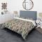 Designart 'Retro Abstract Drops IX' Mid-Century Duvet Cover Set